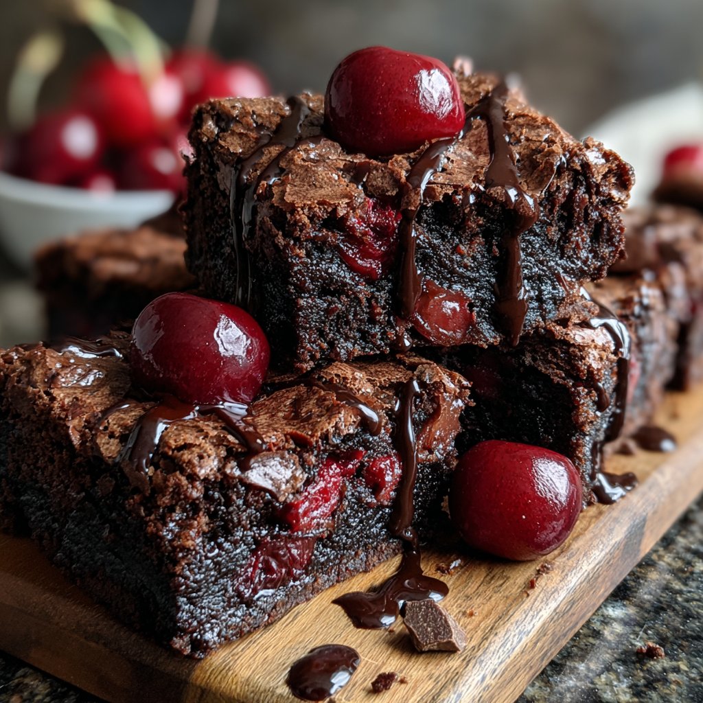 Chocolate Cherry Brownies