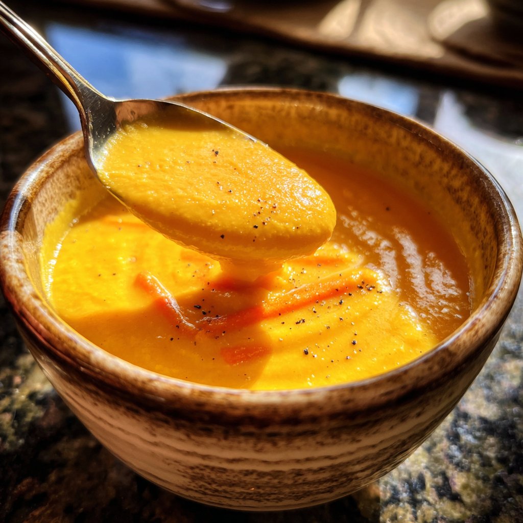 Creamy Carrot Ginger Soup