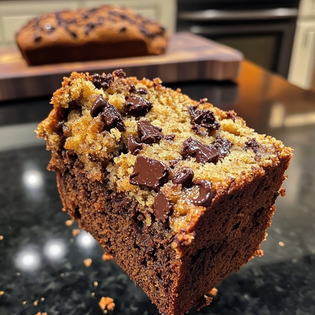 Banana Bread with Chocolate Chips Recipe