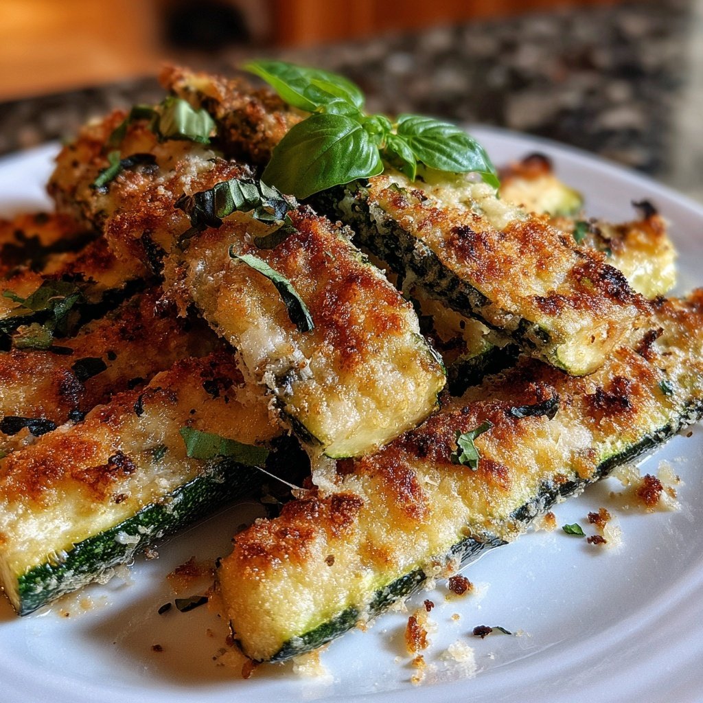 Baked Zucchini With Parmesan