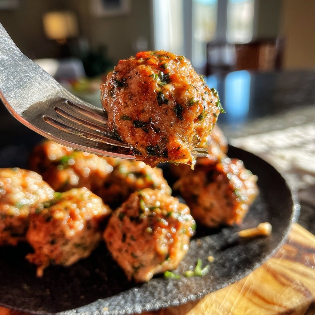 Baked Turkey Meatballs