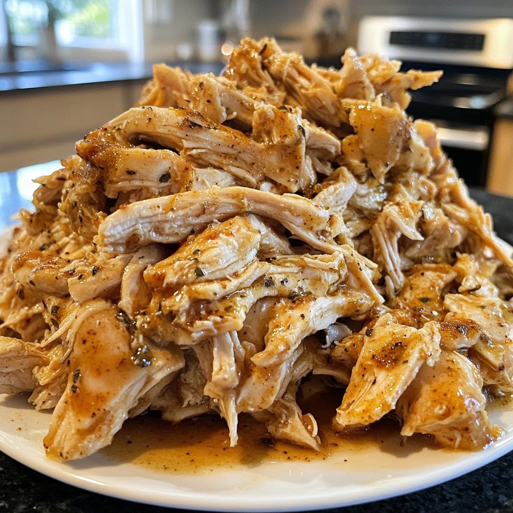 Simple Slow Cooker Shredded Chicken