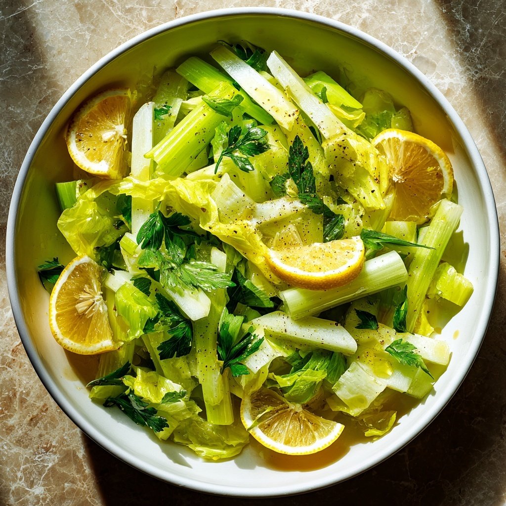 Celery Salad With Lemon And Olive Oil