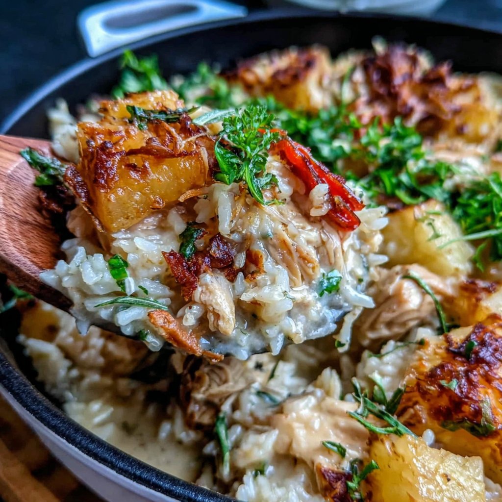 Creamy One Pot Pineapple Chicken And Rice