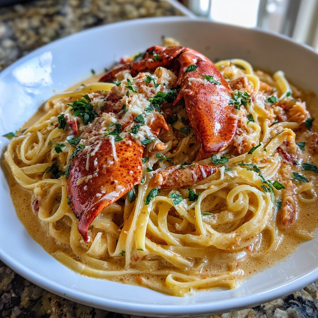 Restaurant Style Lobster Pasta