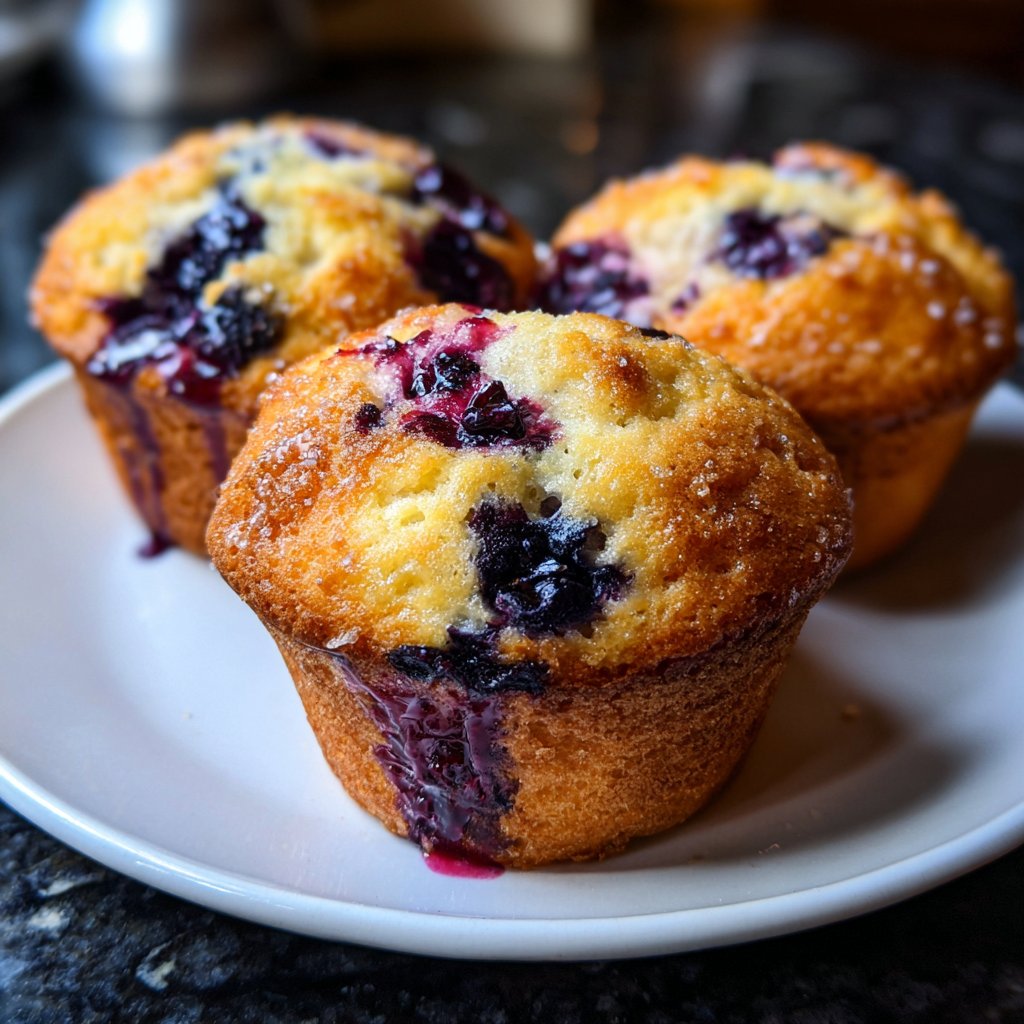 Blueberry Yogurt Breakfast Muffins