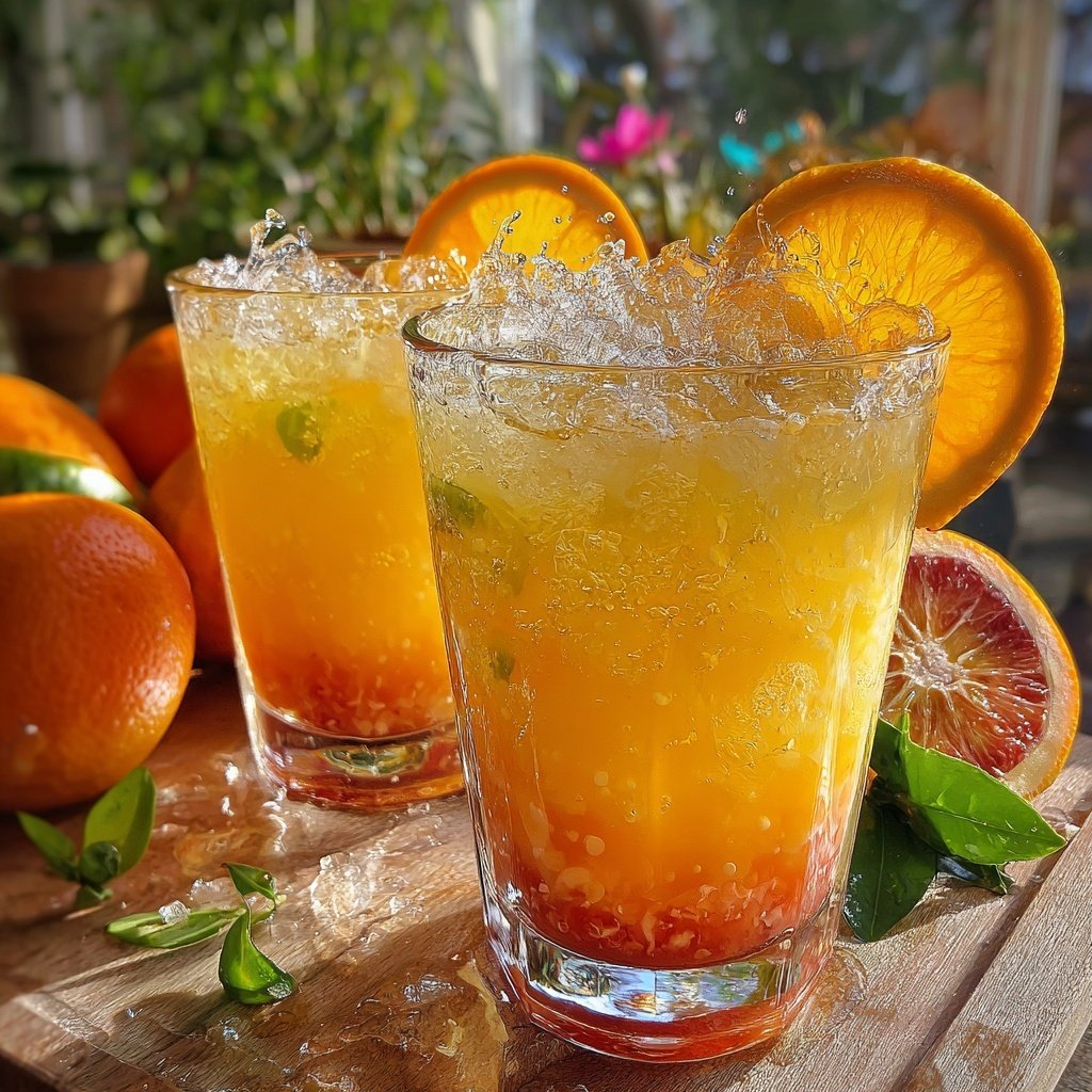 Iced Spring Citrus Drink