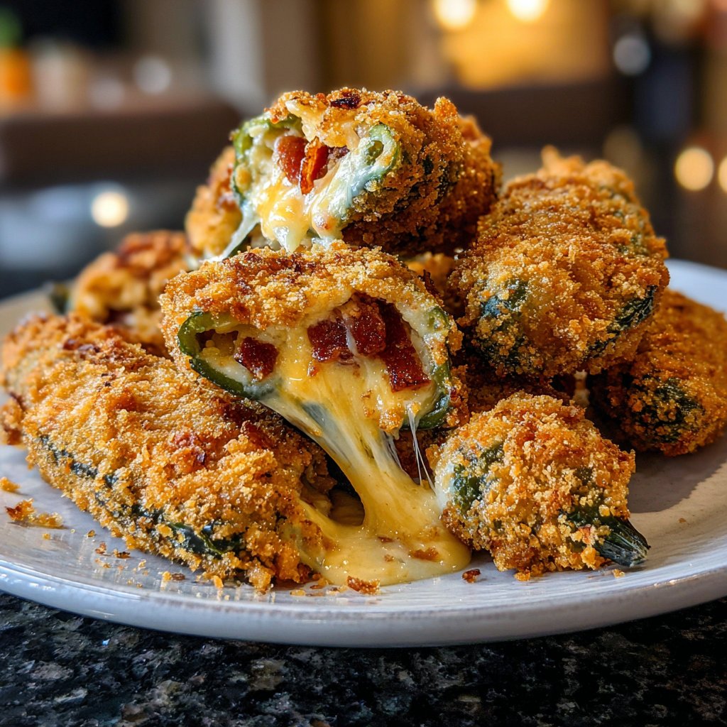 Jalapeno Poppers with Creamy Ranch Filling