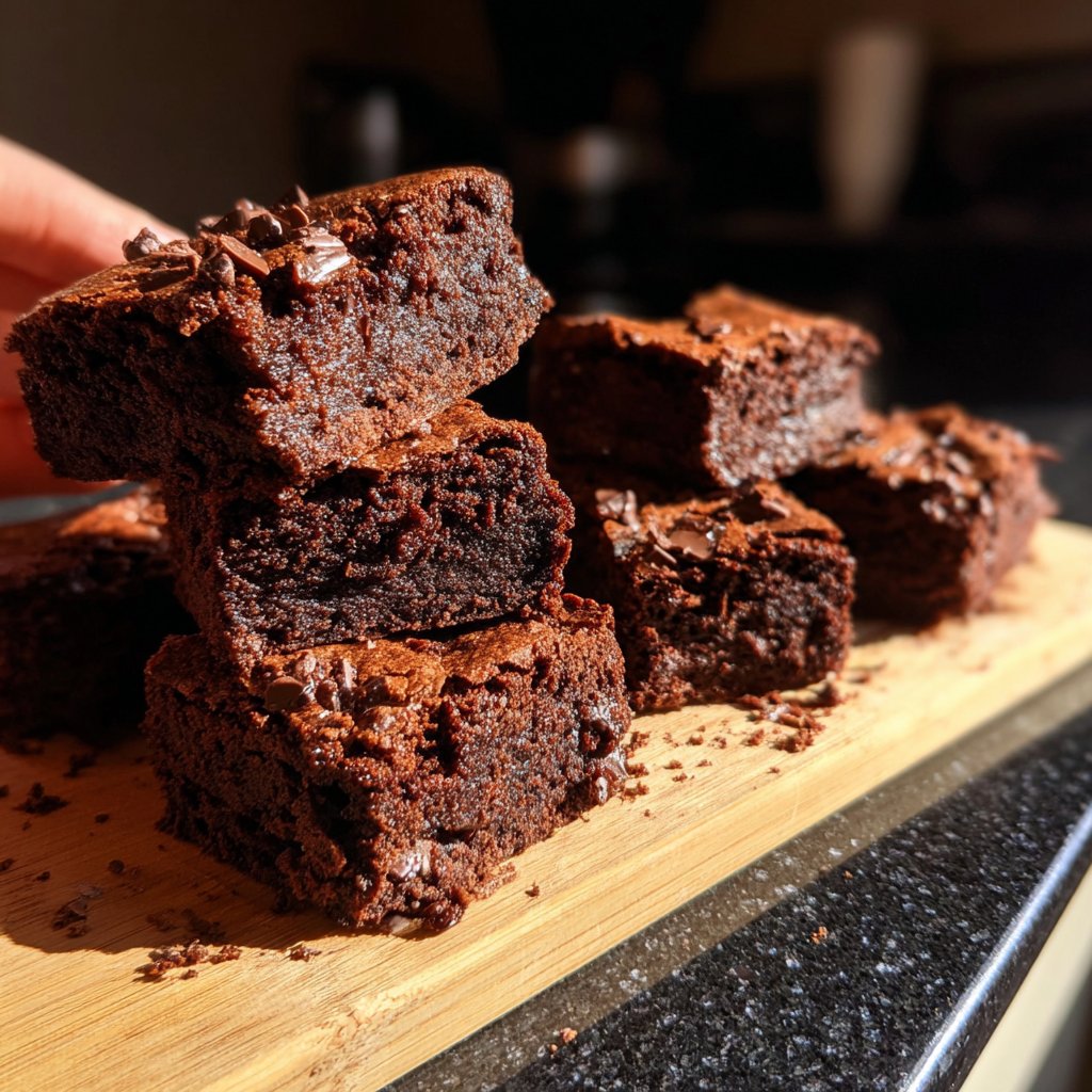 Cottage Cheese Brownies with Cocoa Nibs