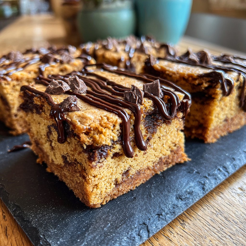 Super Bowl Desserts Peanut Butter Blondies