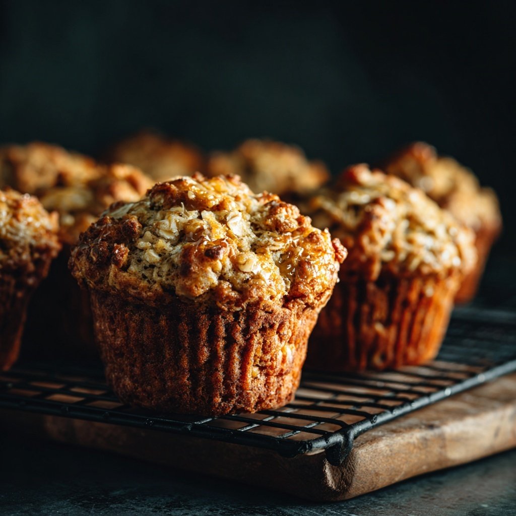 Banana Oatmeal Breakfast Muffins