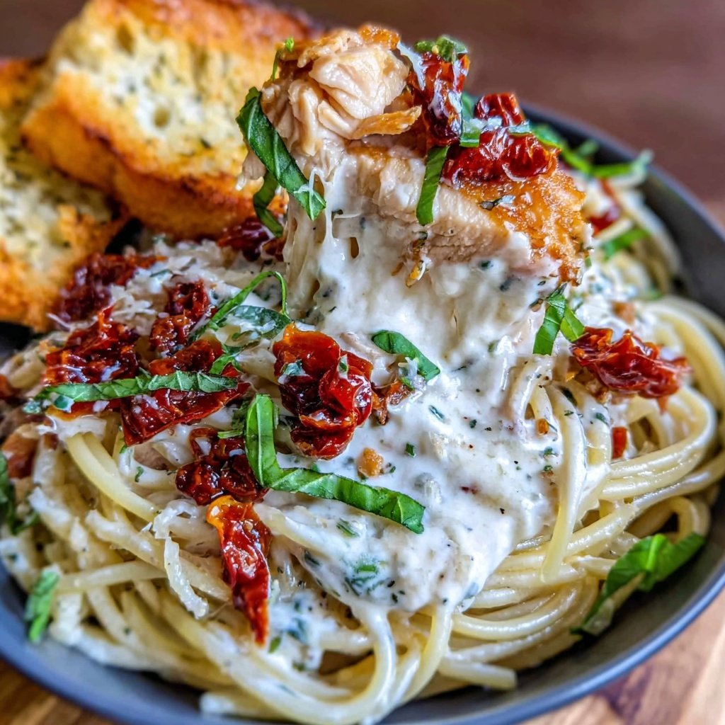 Chicken Pasta With Sun Dried Tomatoes