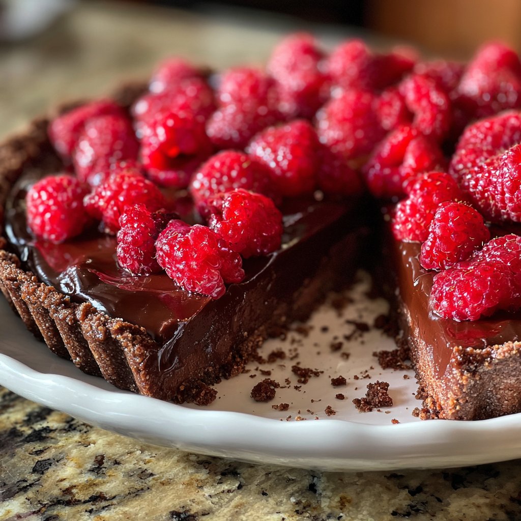 Chocolate Raspberry Tart