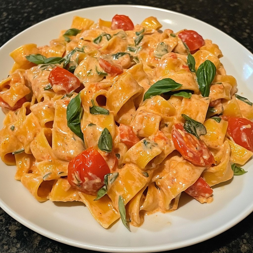 Easy One Pot Creamy Tomato Pasta