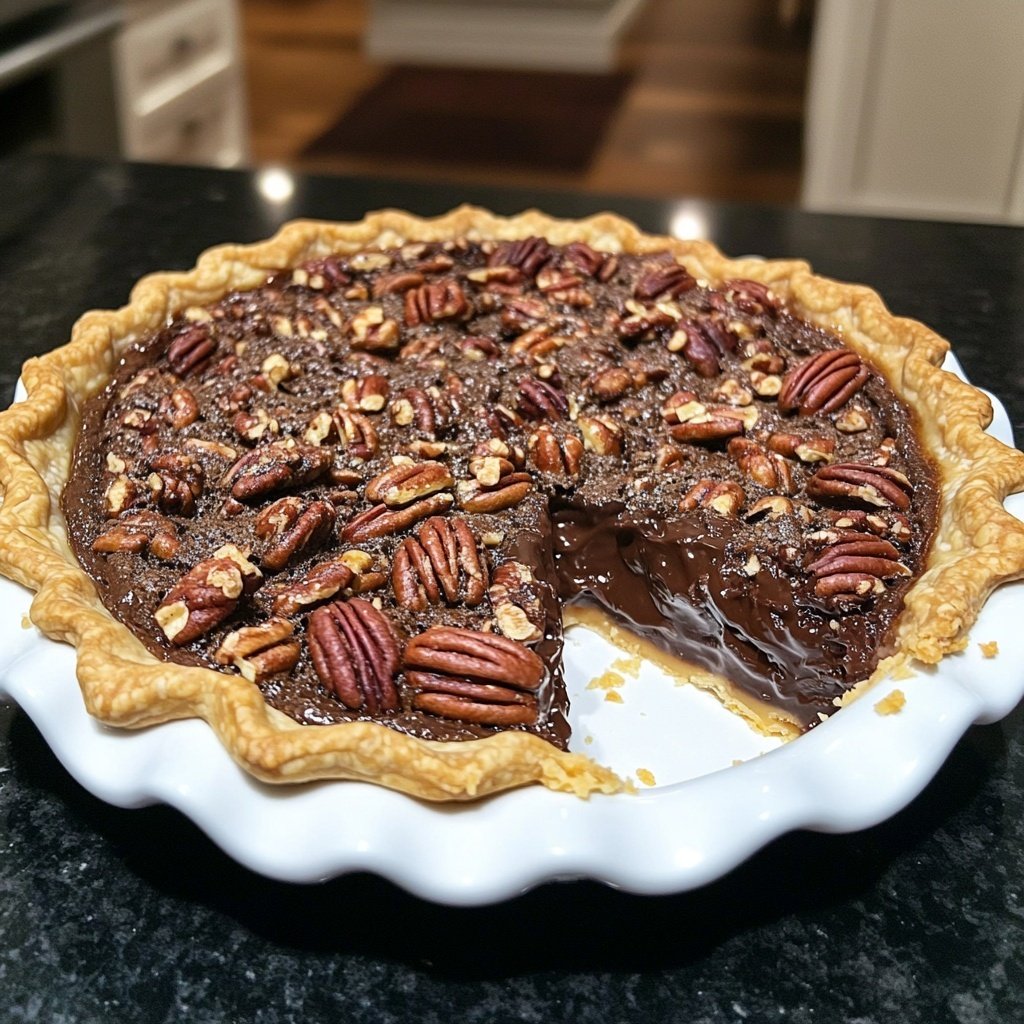 Texas Chocolate Pecan Pie
