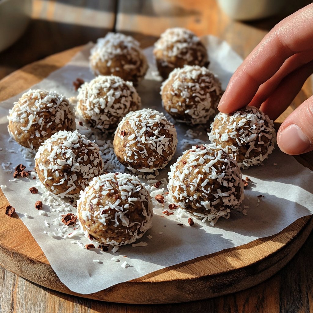 Protein Balls with Almond Milk